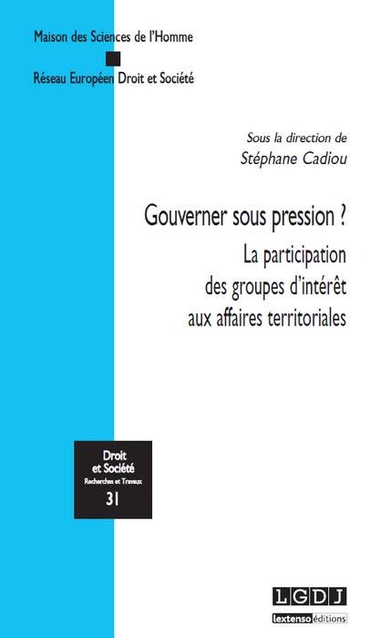 GOUVERNER SOUS PRESSION ?