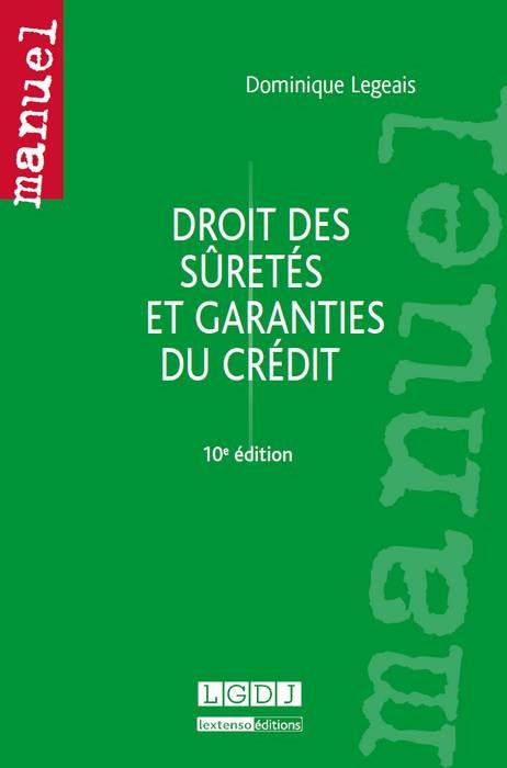 Droit des sûretés et garanties du crédit