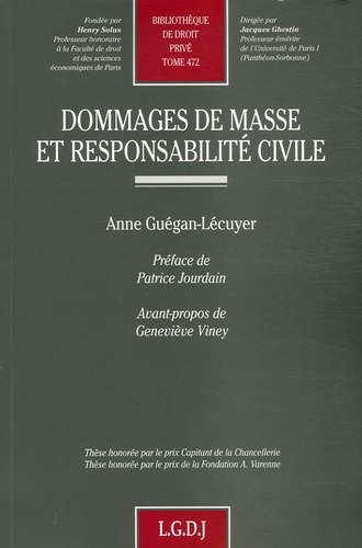 Dommages de masse et responsabilité civile