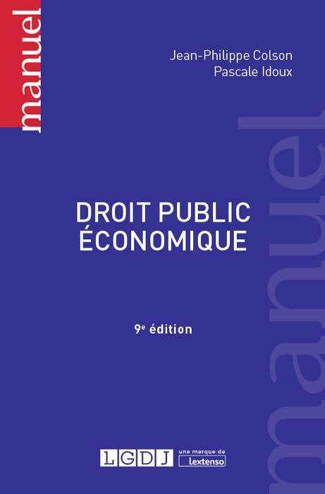 DROIT PUBLIC ECONOMIQUE - 9EME EDITION