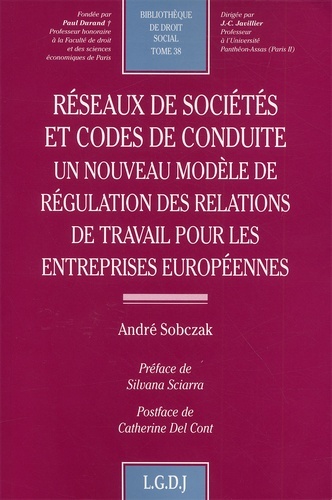 réseaux de sociétés et codes de conduite. un nouveau modèle de régulation des re