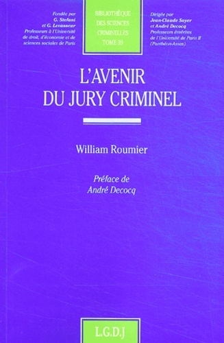 l'avenir du jury criminel