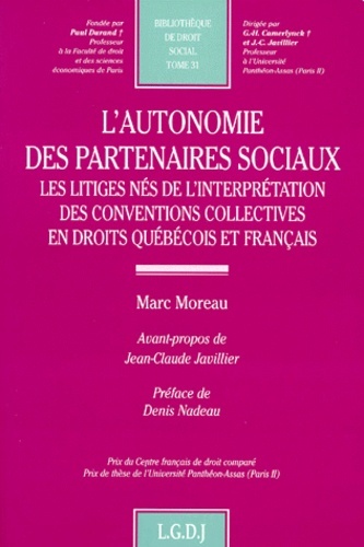 l'autonomie des partenaires sociaux