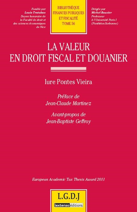 la valeur en droit fiscal et douanier