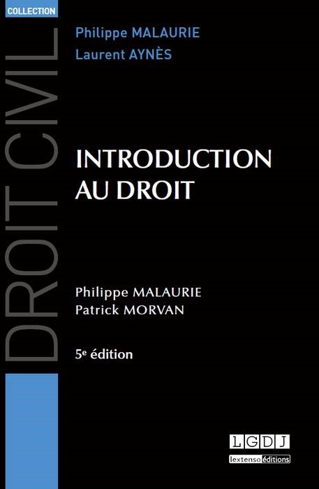 introduction au droit - 5ème édition