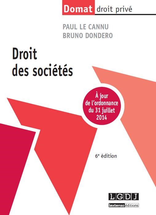 DROIT DES SOCIÉTÉS - 6ÈME ÉDITION