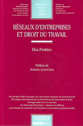 réseaux d'entreprise en droit du travail