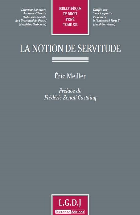 la notion de servitude