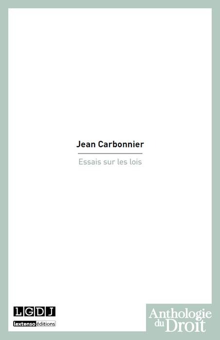 ESSAIS SUR LES LOIS