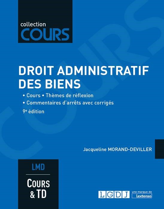 DROIT ADMINISTRATIF DES BIENS - 9ÈME ÉDITION