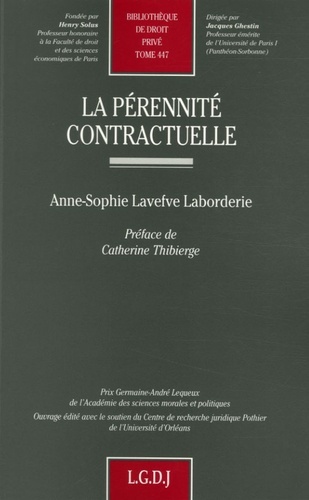 la pérennité contractuelle