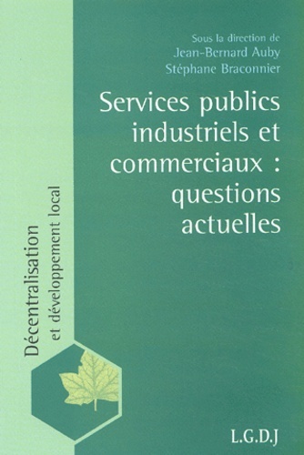 services publics industriels et commerciaux : questions actuelles