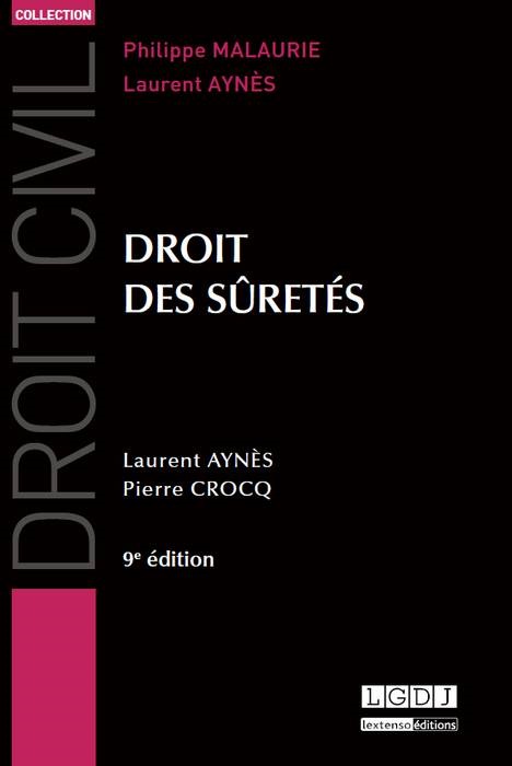 DROIT DES SÛRETÉS - 9ÈME ÉDITION