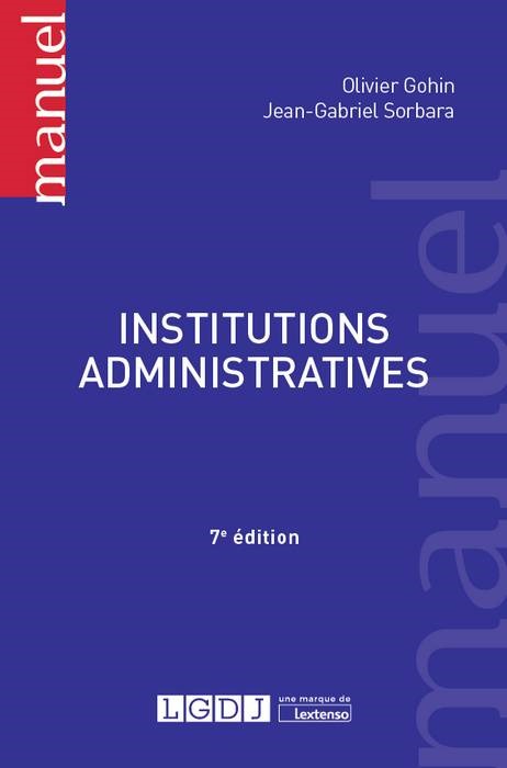 INSTITUTIONS ADMINISTRATIVES - 7ÈME ÉDITION