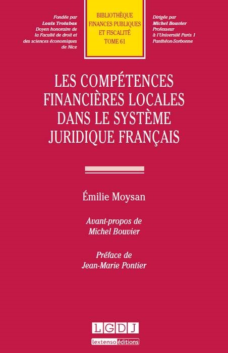 les compétences financières locales dans le système juridique français