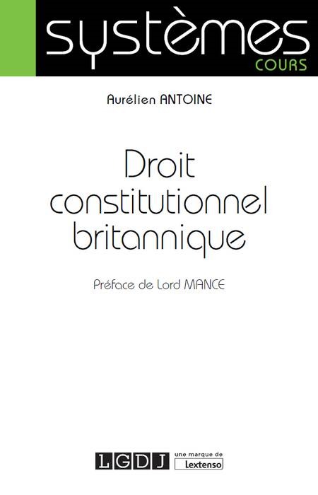 DROIT CONSTITUTIONNEL BRITANNIQUE