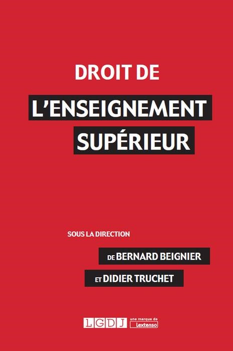 DROIT DE L ENSEIGNEMENT SUPERIEUR