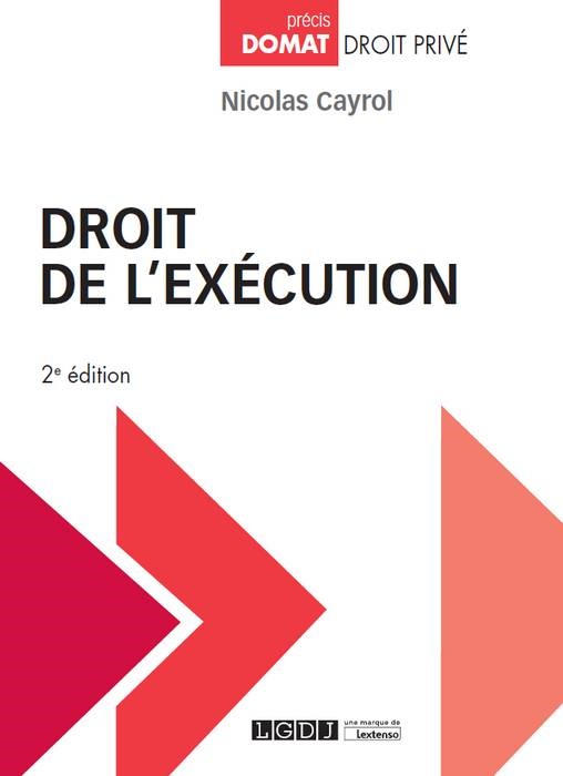DROIT DE L'EXÉCUTION - 2ÈME ÉDITION