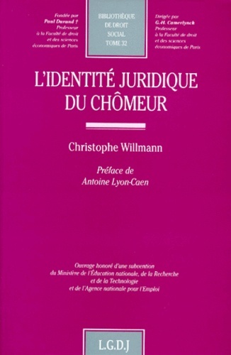 l'identité juridique du chômeur