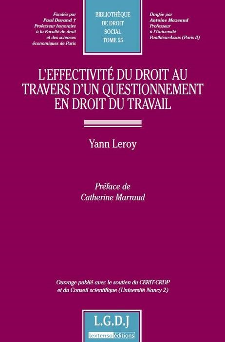 l'effectivité du droit au travers d'un questionnement en droit du travail