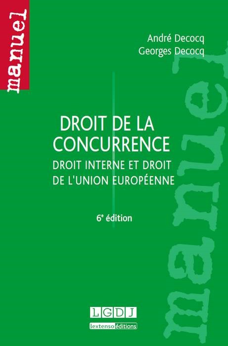 droit de la concurrence - 6ème édition