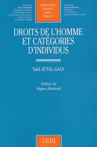 droits de l'homme et catégories d'individus
