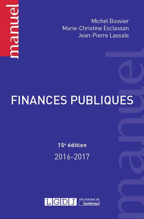 FINANCES PUBLIQUES - 15ÈME ÉDITION