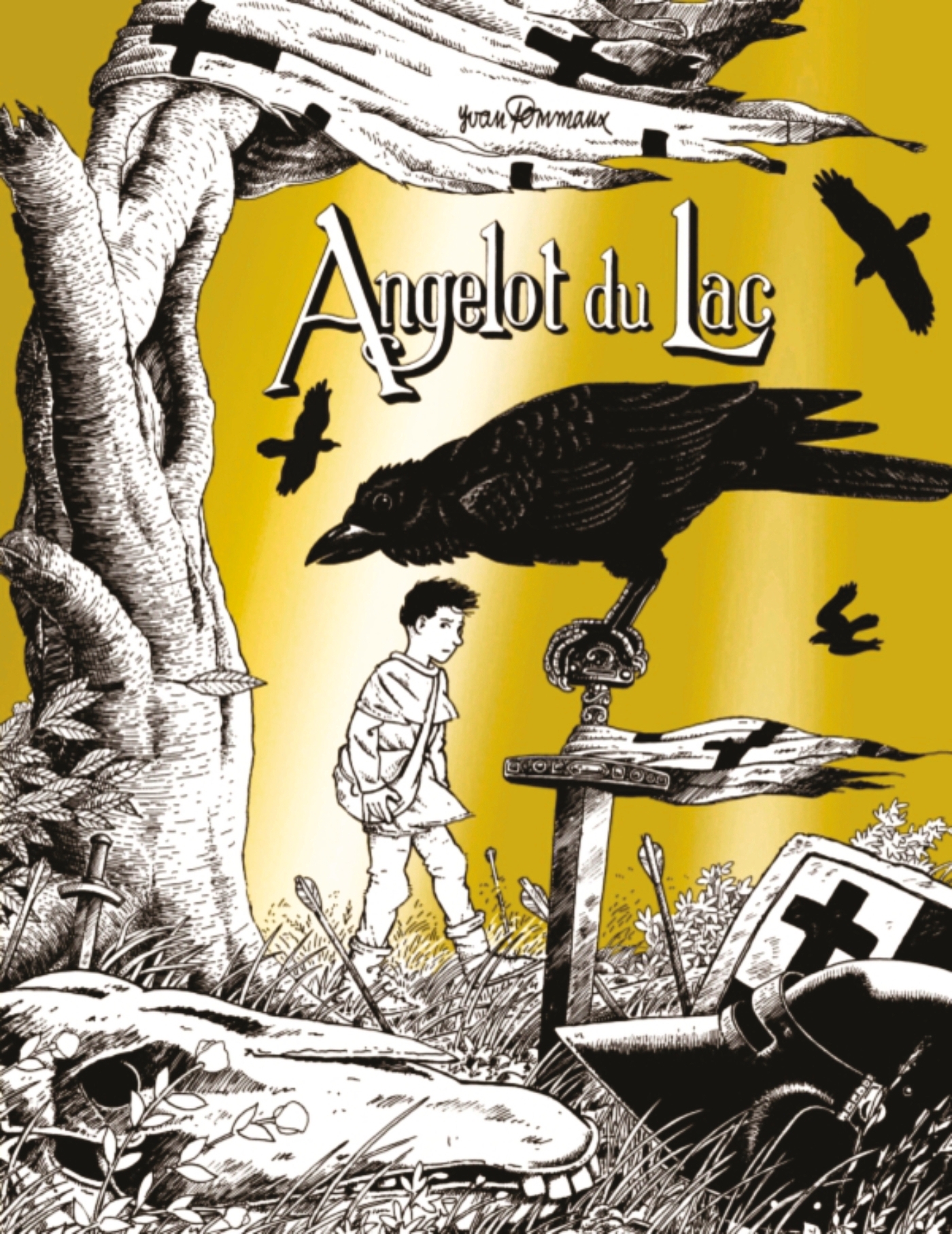 Angelot du lac - noir et blanc
