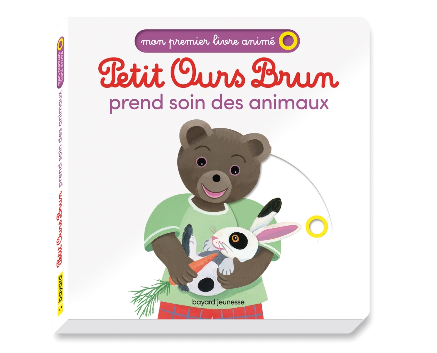 Petit Ours Brun prend soin des animaux - Mon premier livre animé - Dès 1 an