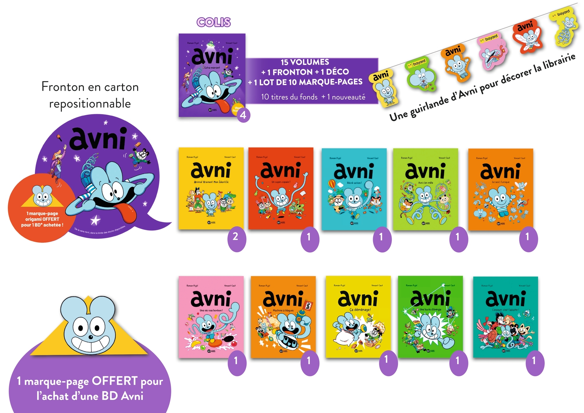 Colis 15 ex Réassort Avni BD Kids Sept 24