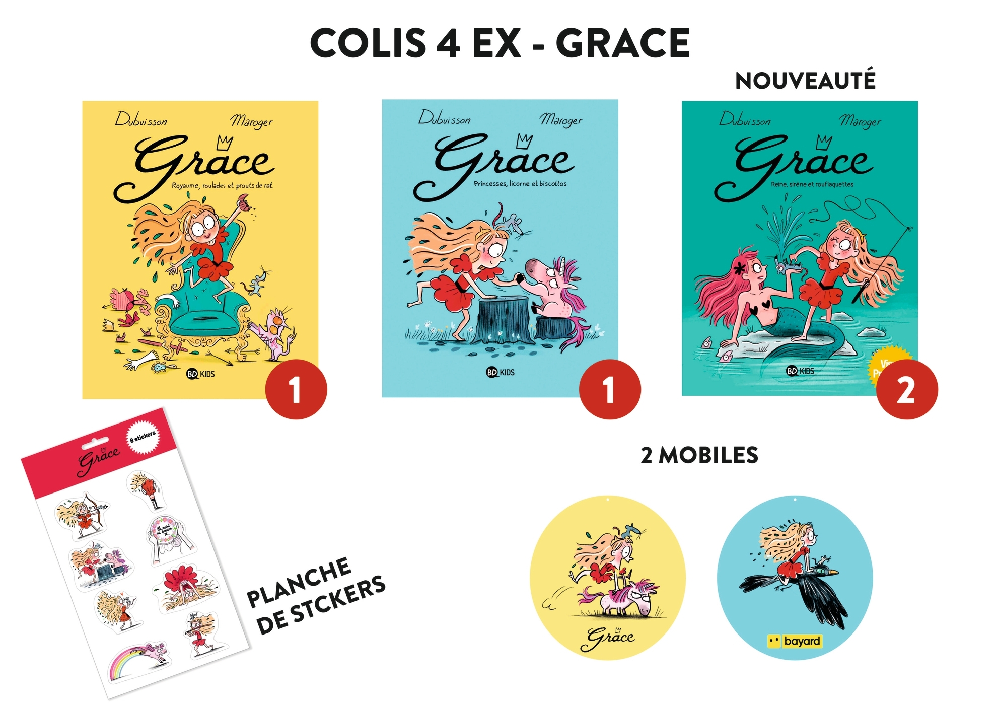 Colis 4 ex - Grâce BD Kids Fev 25