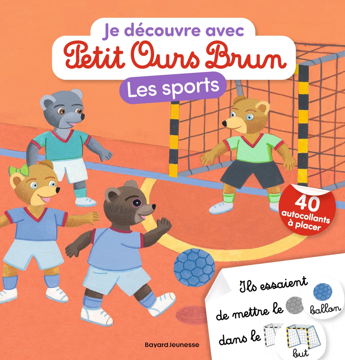 Je découvre les sports avec Petit Ours Brun - Premiers autocollants - Dès 3 ans
