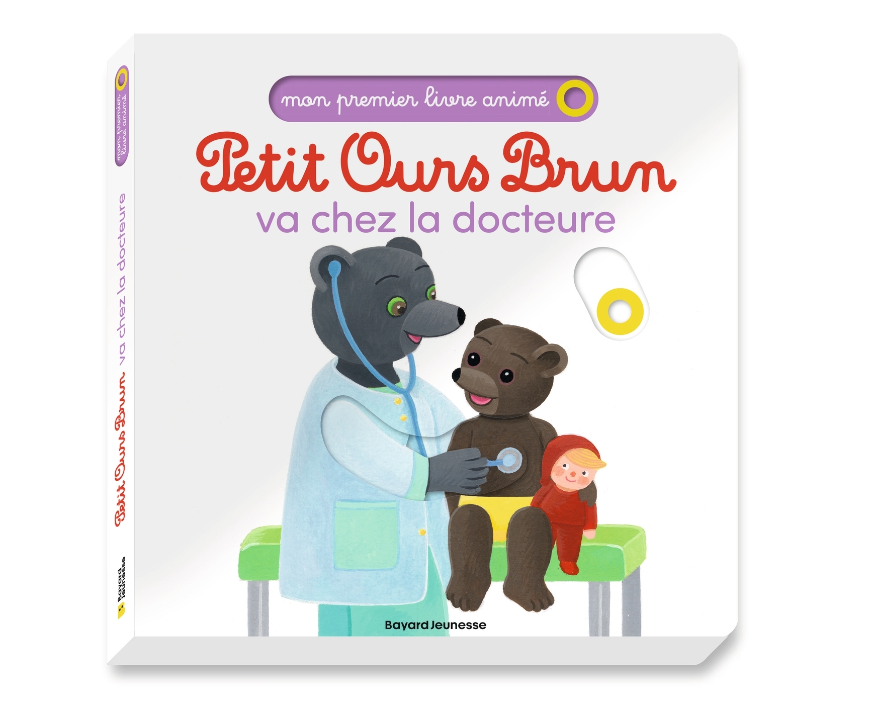 Petit Ours Brun va chez la docteure - Mon premier livre animé - Dès 1 an