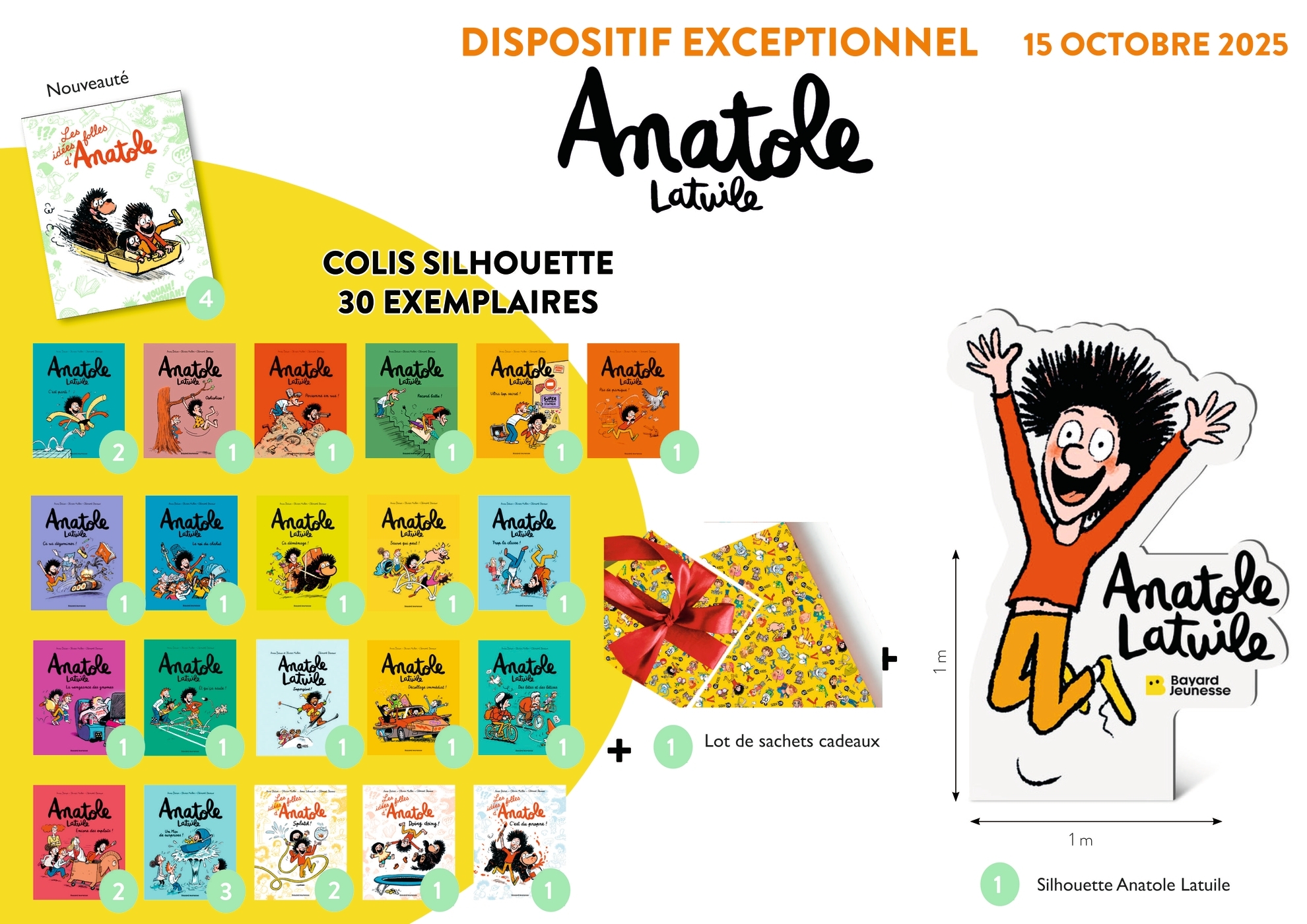 Colis 30 vol silhouette - Anatole Idées folles - oct 25