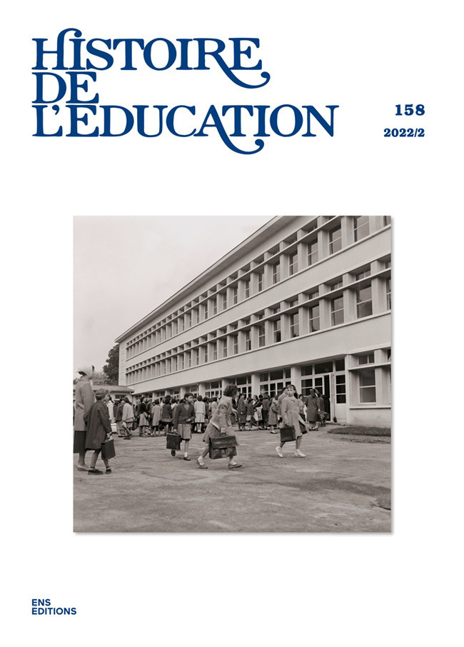 HISTOIRE DE L'EDUCATION, N 158/2022. VARIA