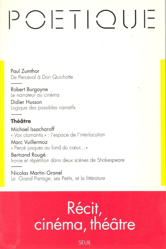 Poétique, n° 087