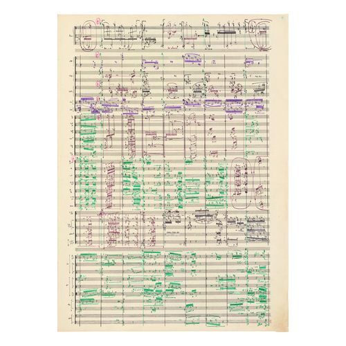 PIERRE BOULEZ : TOMBEAU - SOPRANO & ORCHESTRE (FACSIMILE)