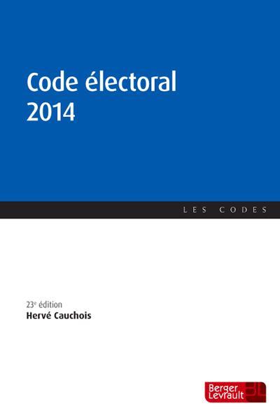 CODE ELECTORAL 2014