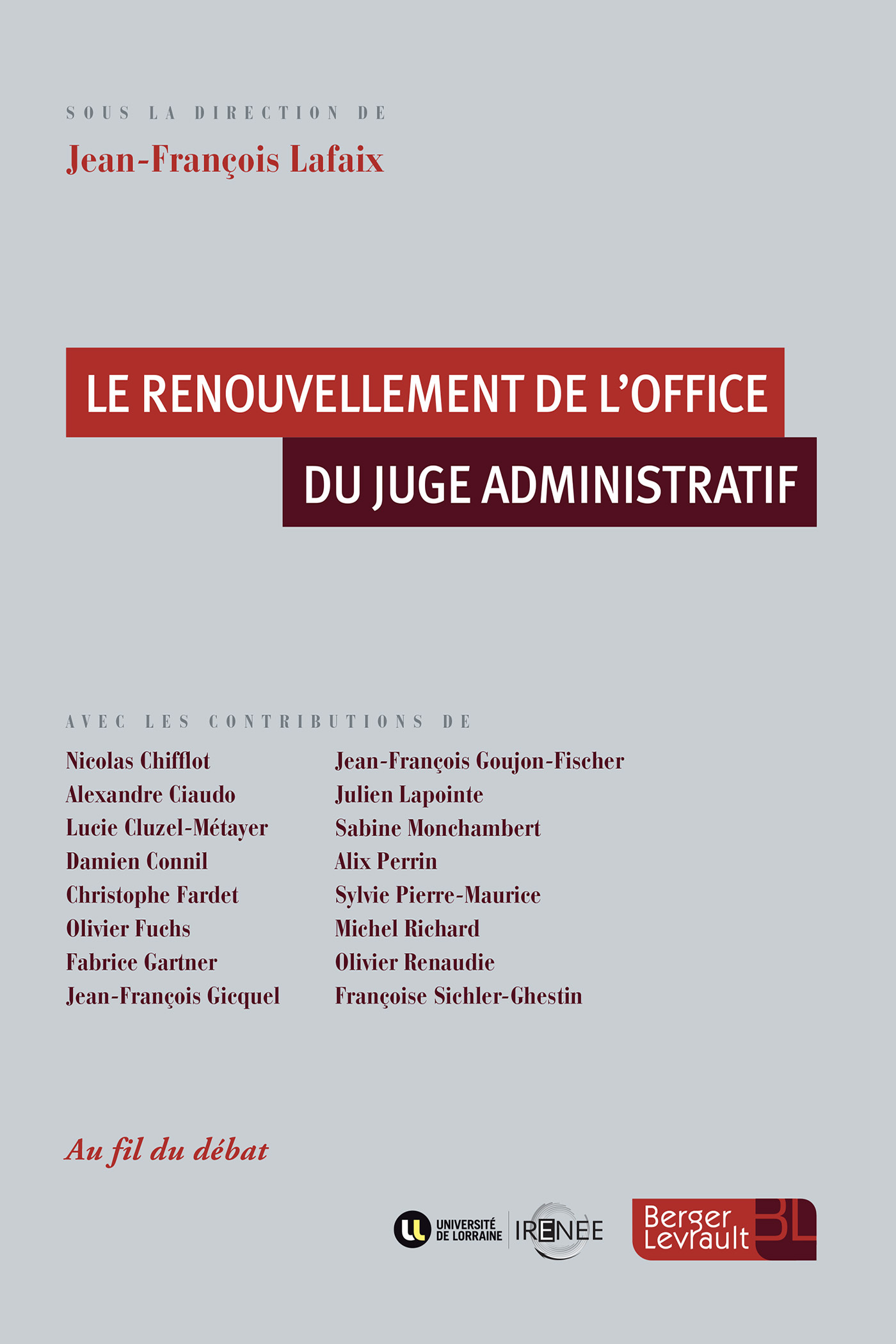 LE RENOUVELLEMENT DE L OFFICE DU JUGE ADMINISTRATIF