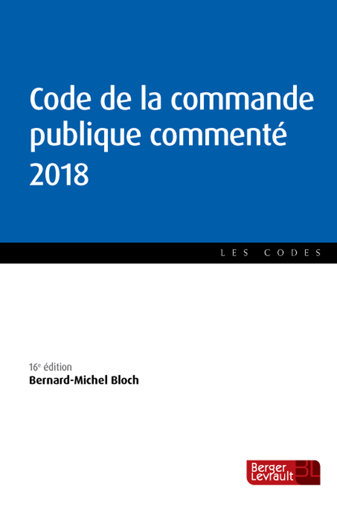 CODE DE LA COMMANDE PUBLIQUE COMMENTE 2018