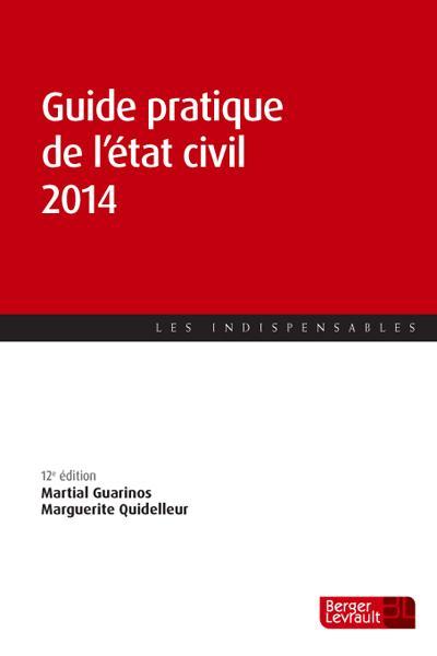 GUIDE PRATIQUE ETAT CIVIL 2014