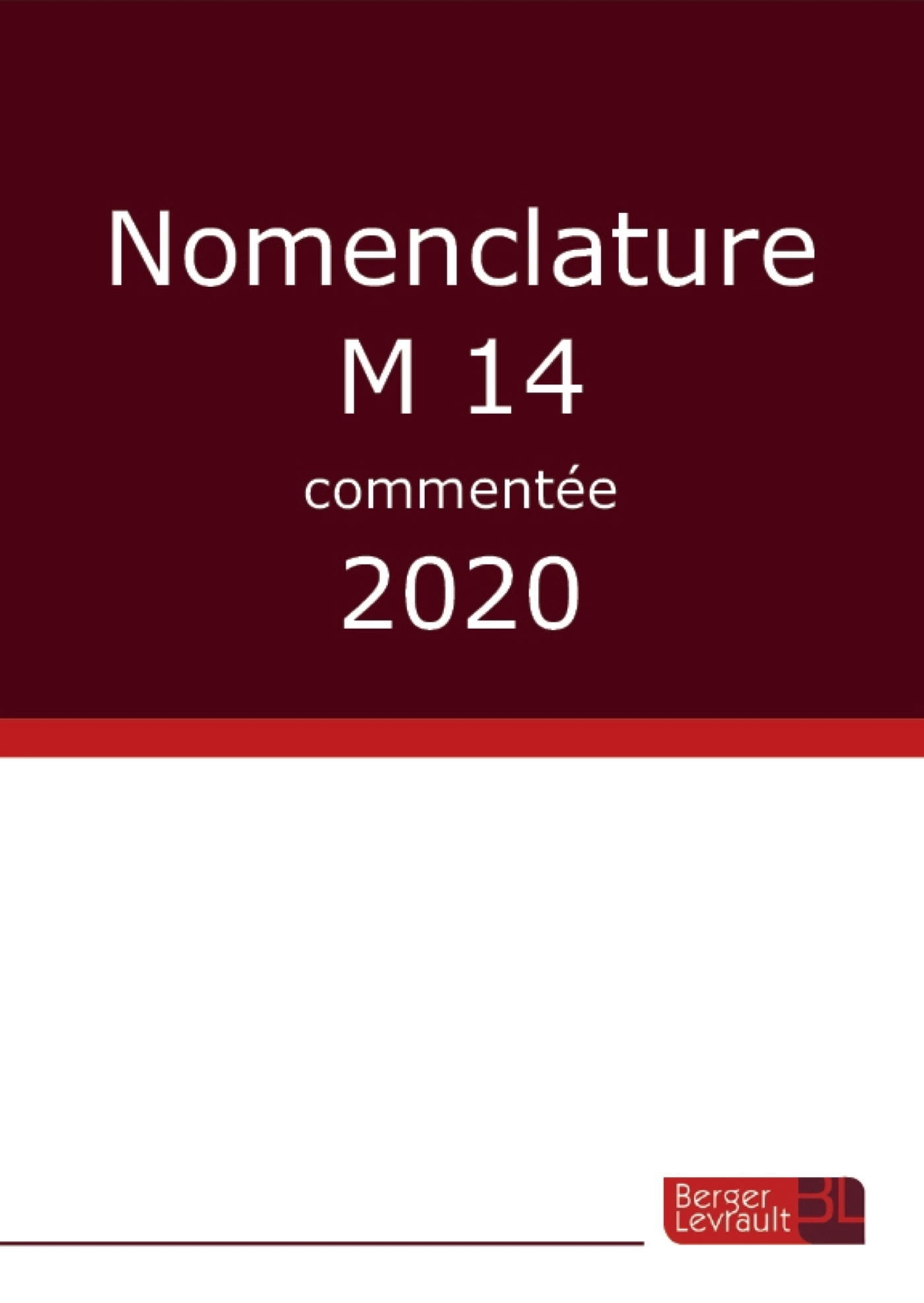 Nomenclature M14 commentée 2020
