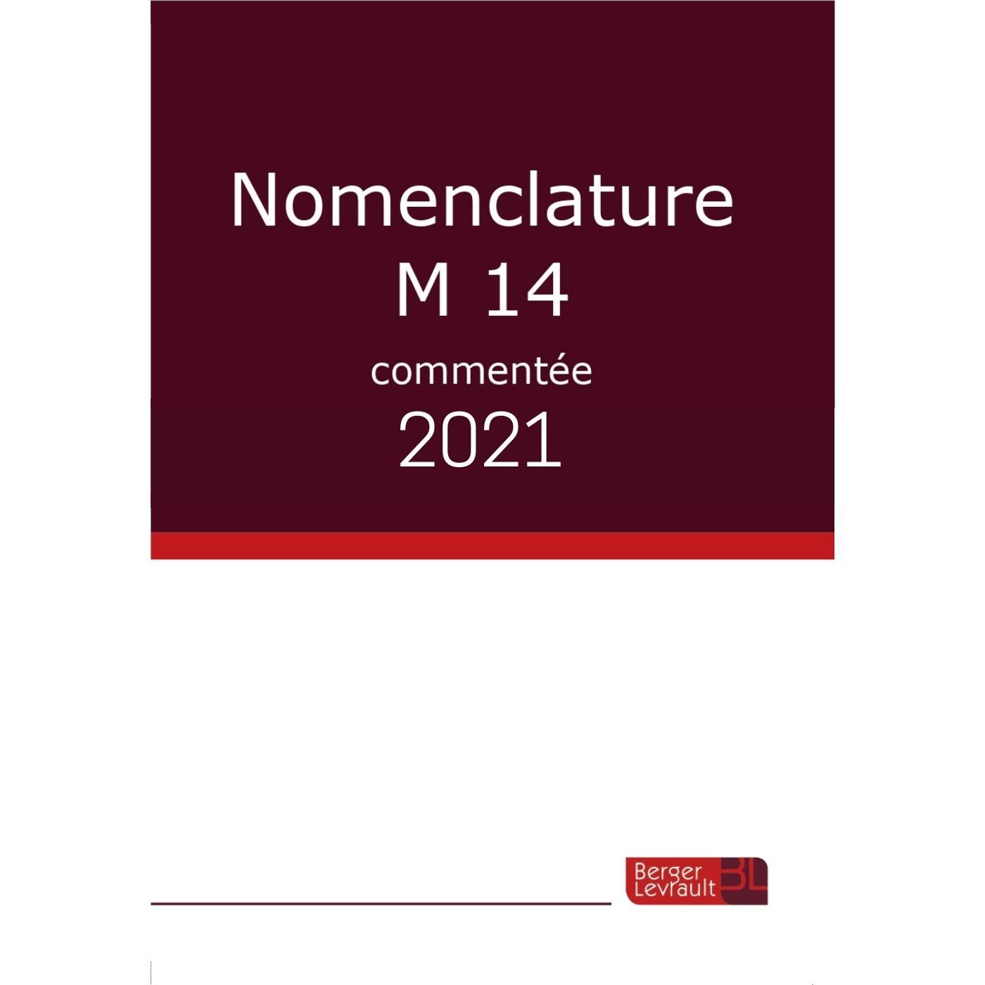 Nomenclature M14 commentée 2021