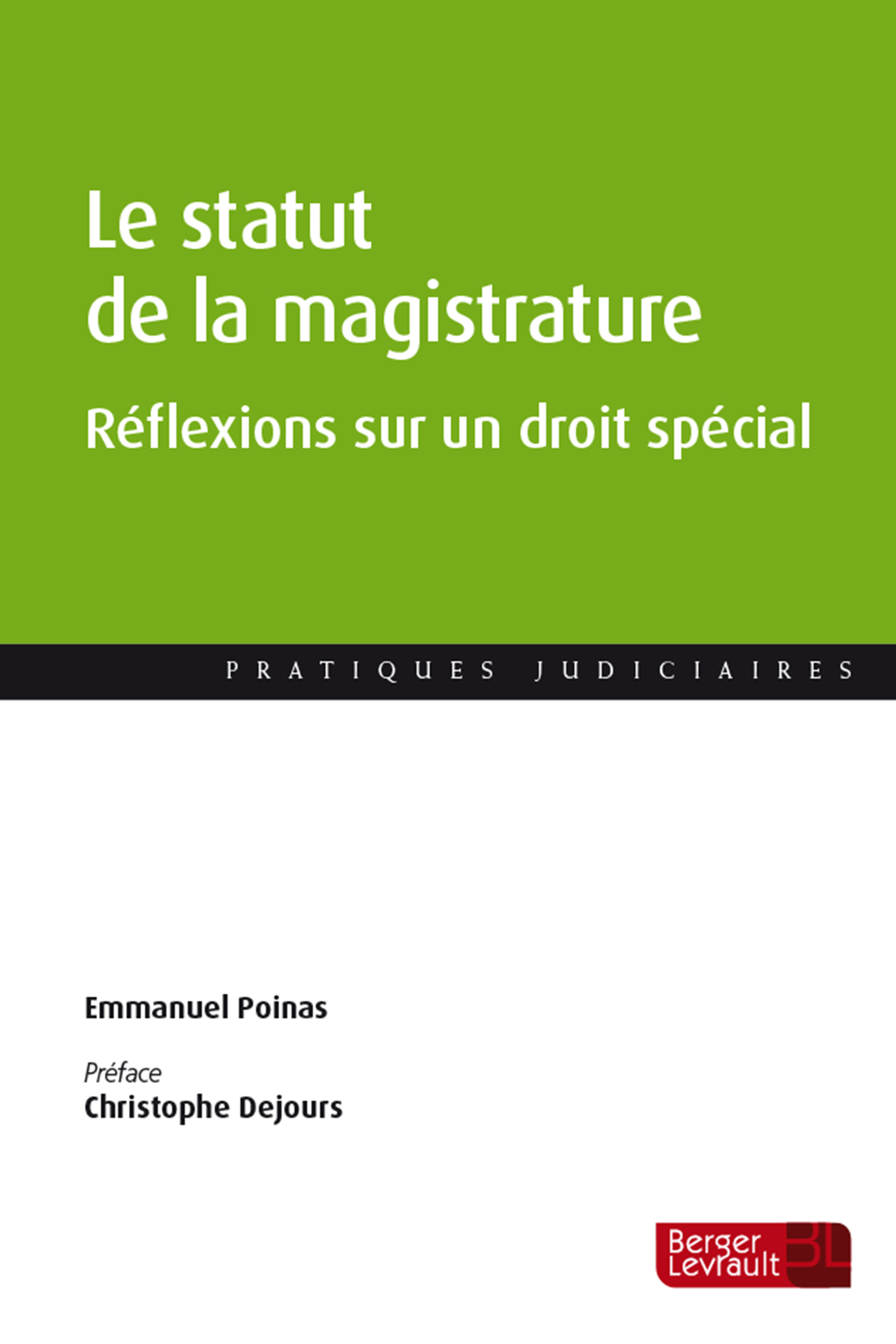 Le statut de la magistrature