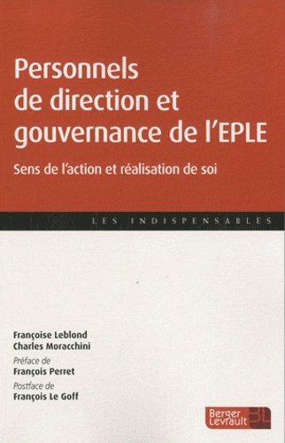 PERSONNELS DE DIRECTION ET GOUVERNANCE D UN EPLE