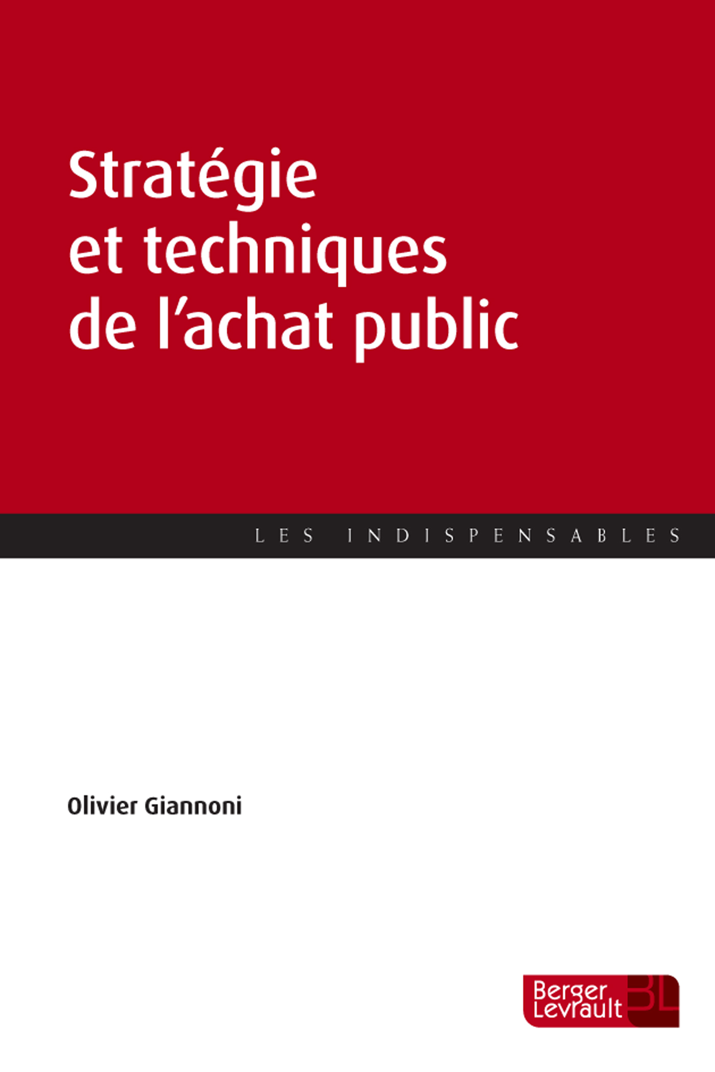 Stratégie et techniques de l'achat public