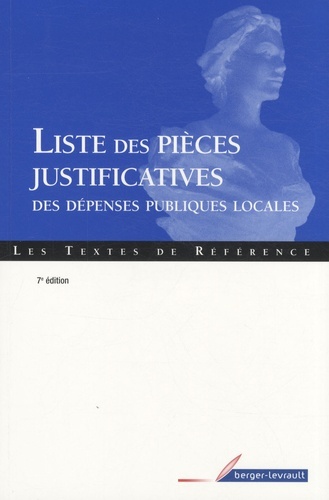 LISTE DES PIECES JUSTIFICATIVES DES DEPENSES PUBLIQUES LOCAL