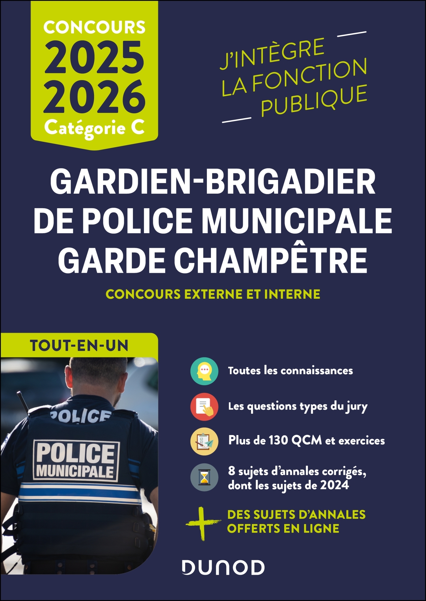 Concours Gardien-brigadier de police municipale - Garde champêtre Tout-en-un - 2025-2026