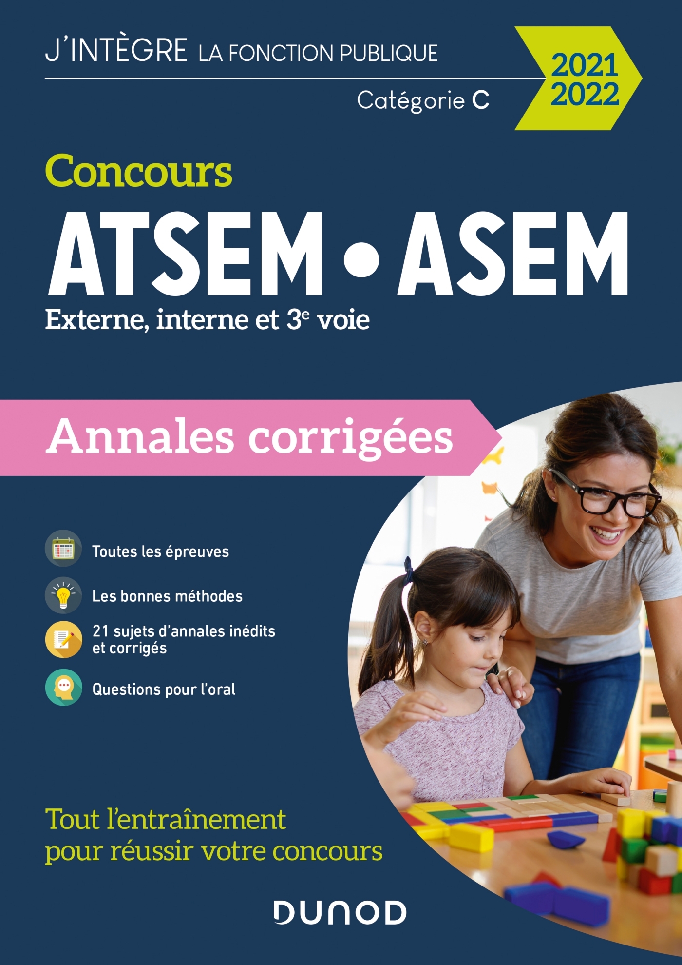 Concours ATSEM/ASEM - Annales corrigées - Concours 2021-2022
