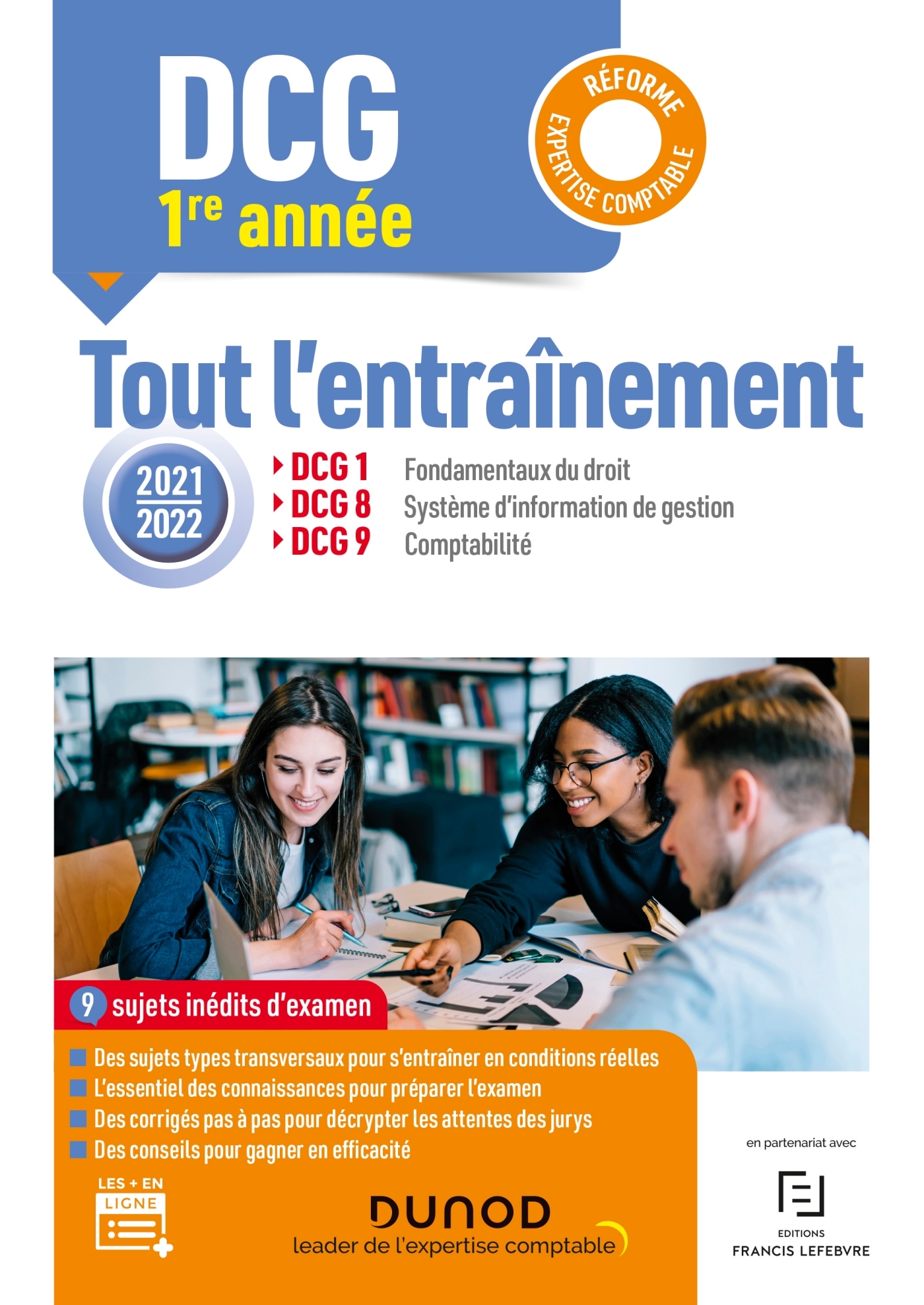 DCG 1re année - DCG 1-8-9 Tout l'entraînement 2021/2022 - Réforme Expertise comptable